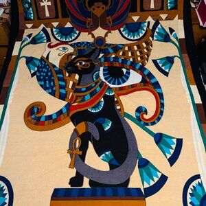 Cotton Tapestry With Egyptian theme 80 x 52